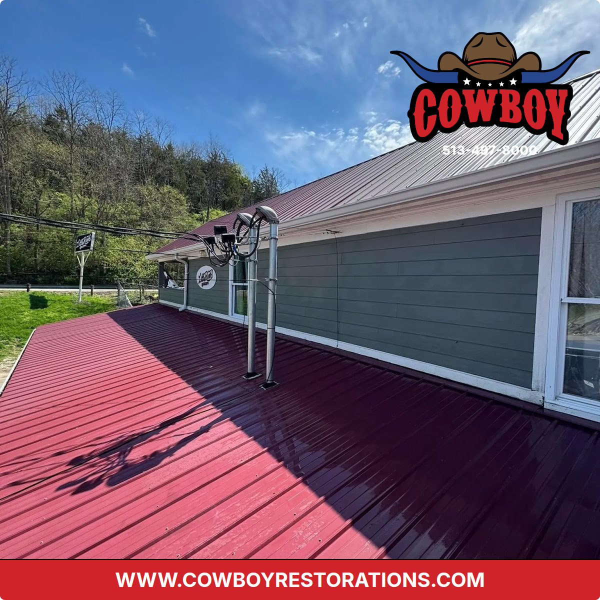 Fencing project near Morrow