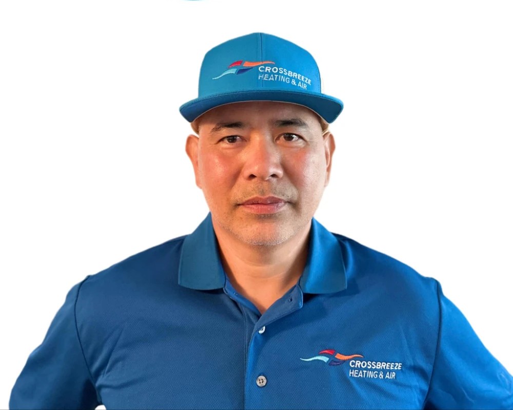 Eddie, owner and lead technician of CrossBreeze Heating & Air