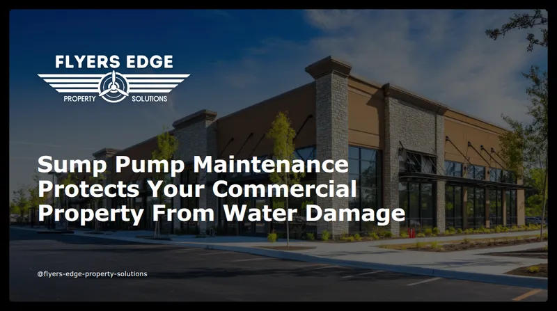 Sump Pump Maintenance Protects Your Commercial Property From Water Damage