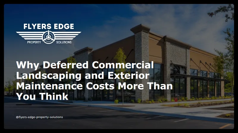 Why Deferred Commercial Landscaping and Exterior Maintenance Costs More Than You Think