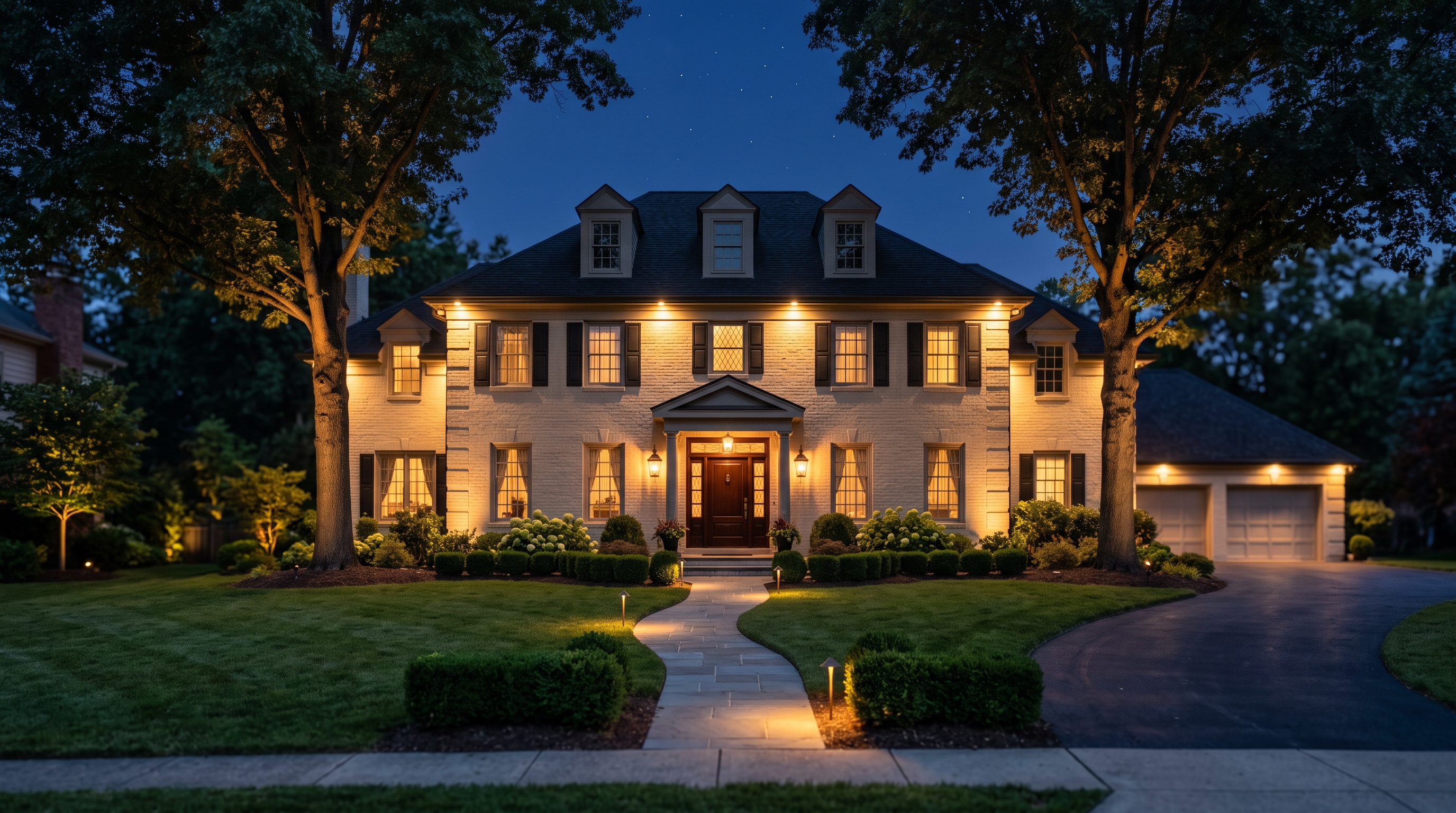 Outdoor Security Lighting in Cincinnati: How to Light Your Property Without the Harsh Glare