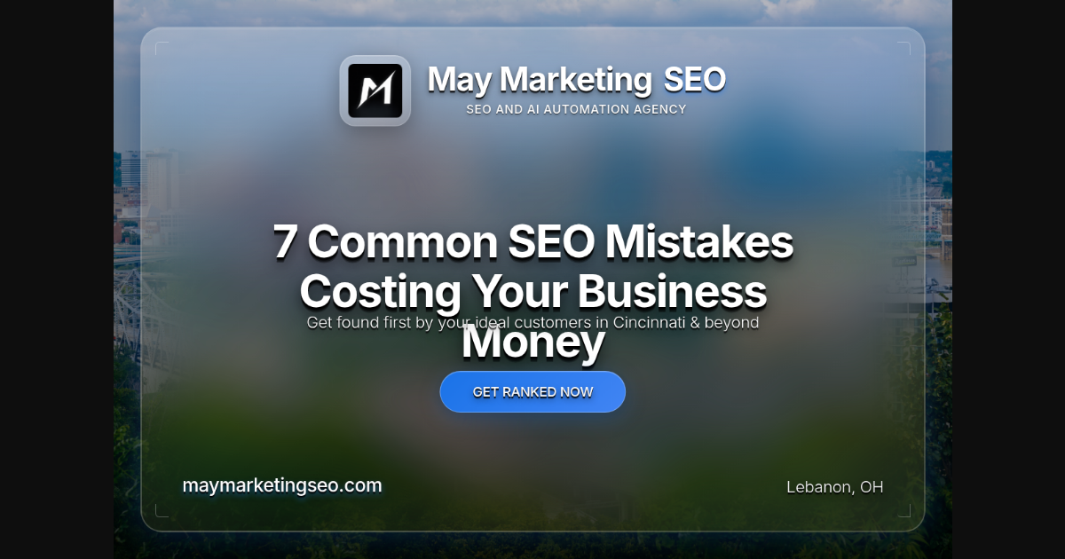 7 Common SEO Mistakes Costing Your Business Money
