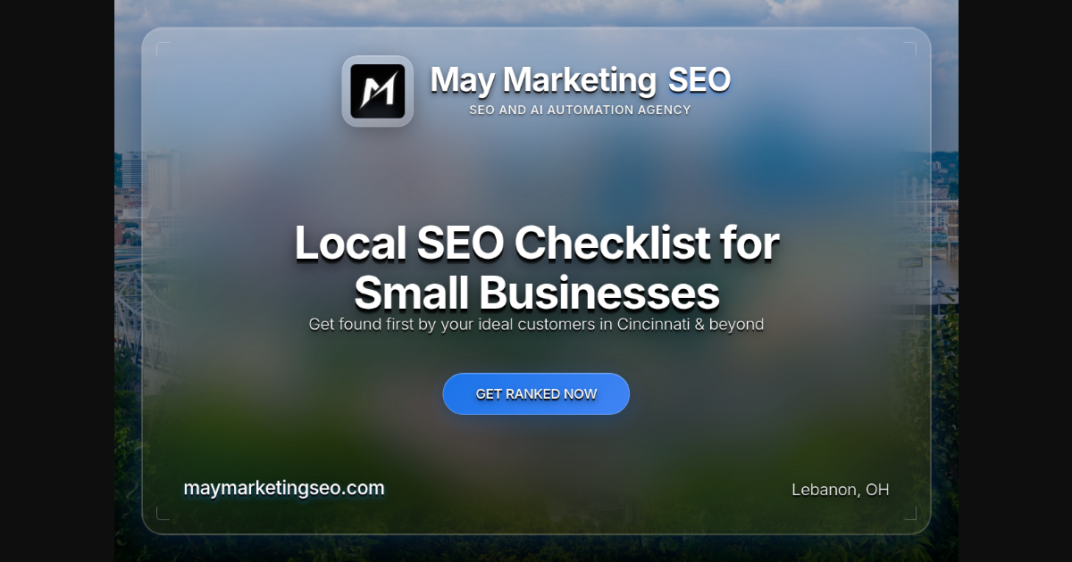 Local SEO Checklist for Small Businesses