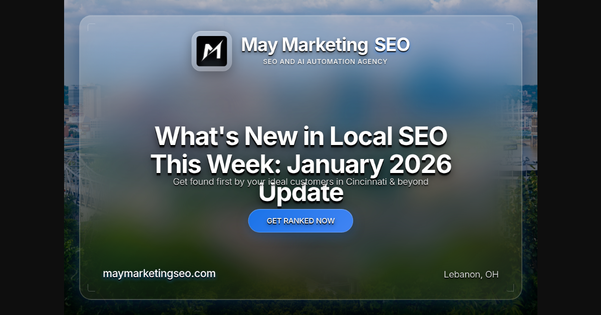 What's New in Local SEO This Week: January 2026 Update