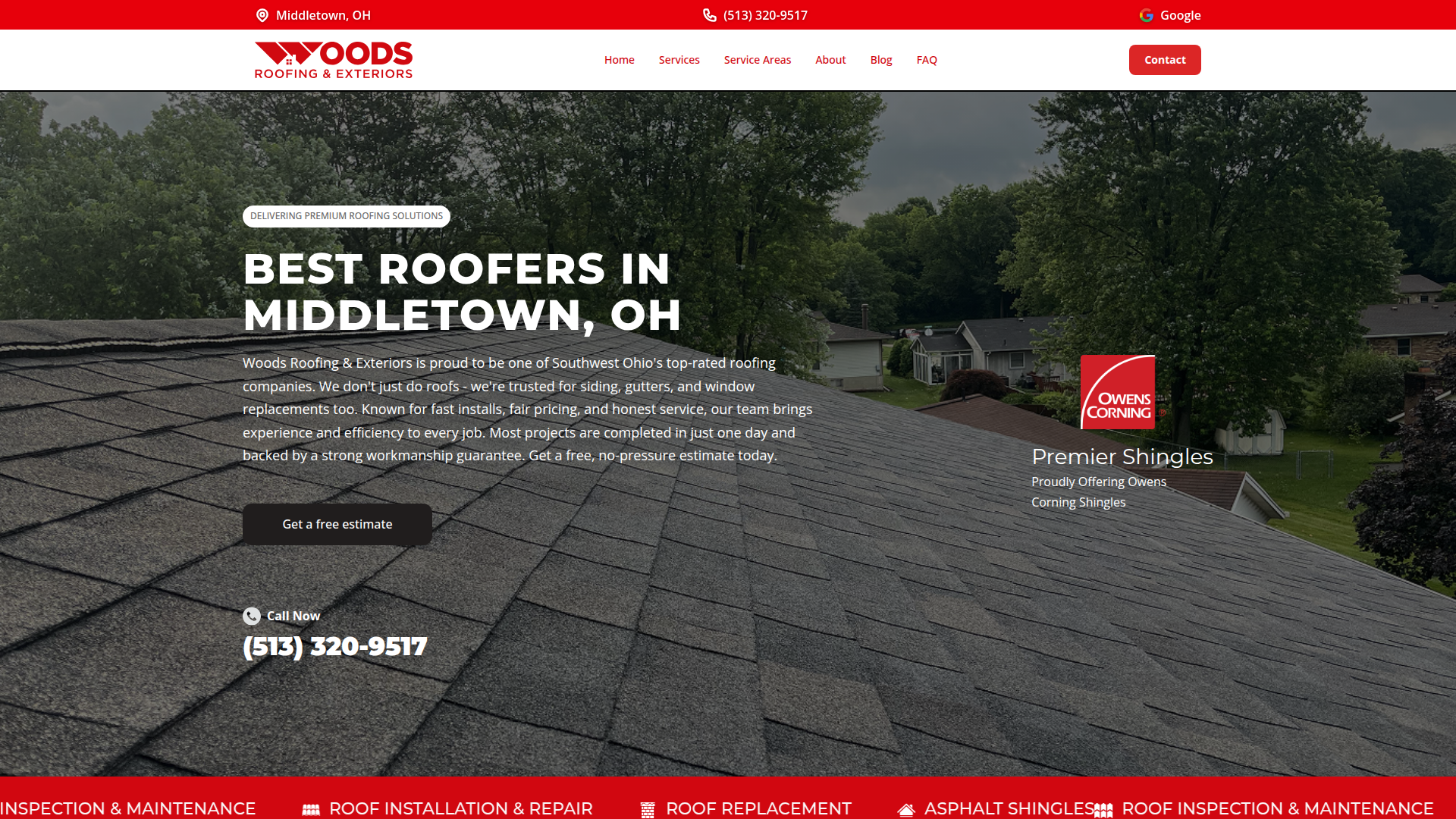 Woods Roofing & Exteriors