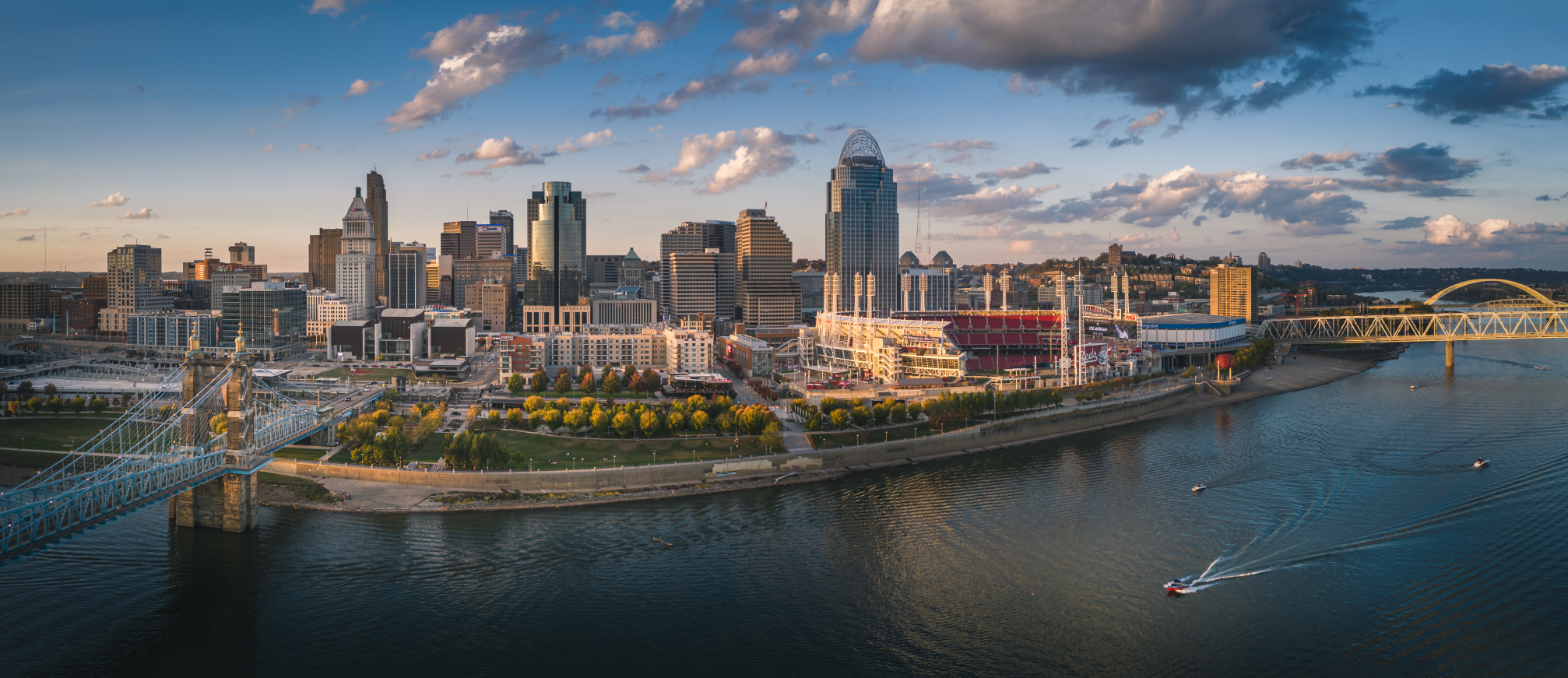 Cincinnati Ohio skyline - May Marketing SEO local SEO and web design services