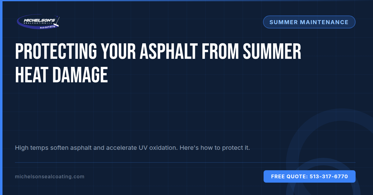 Protecting Your Asphalt from Summer Heat Damage | July Maintenance Tips