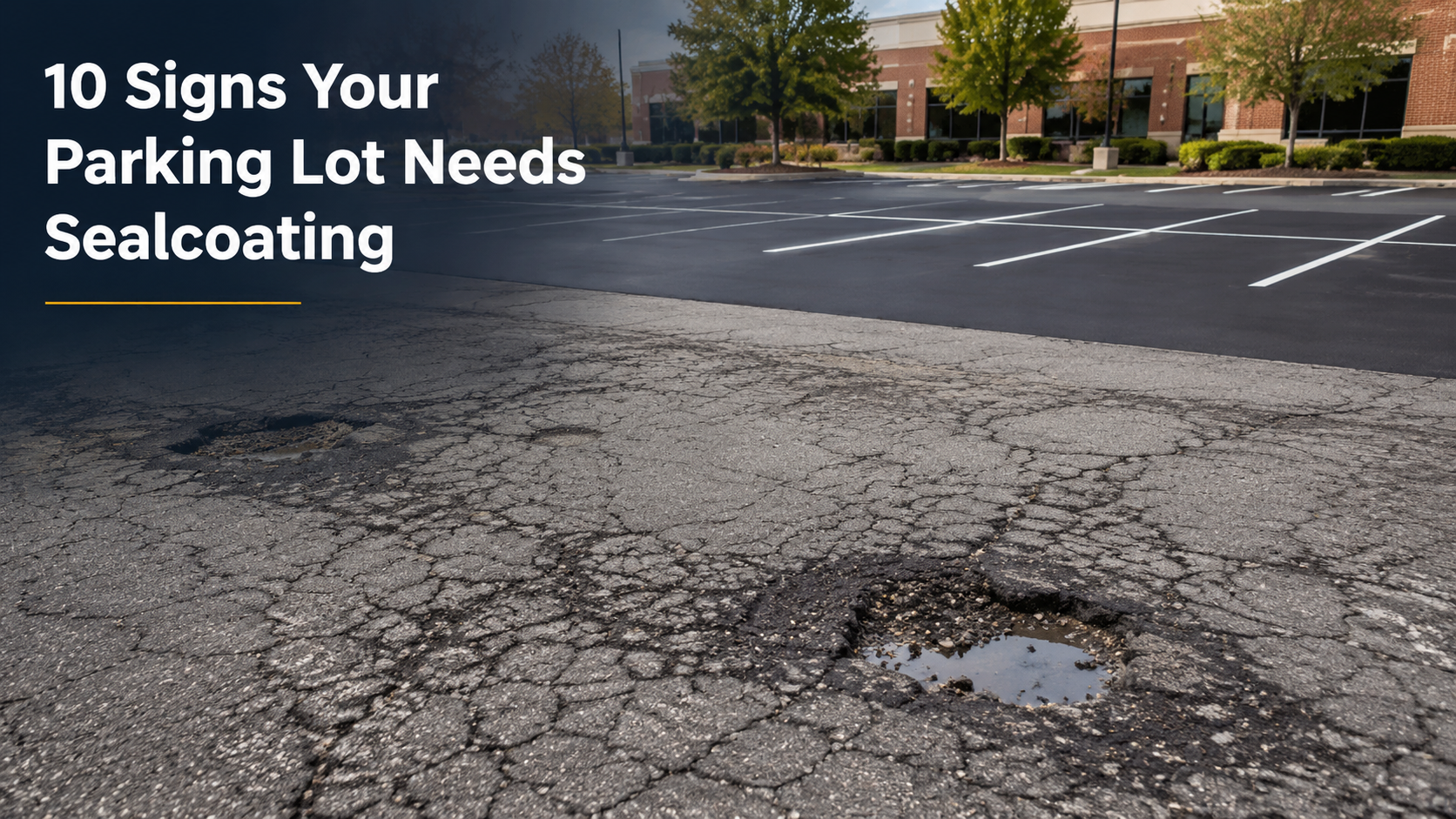10 Signs Your Parking Lot Needs Sealcoating (Warren County Edition)
