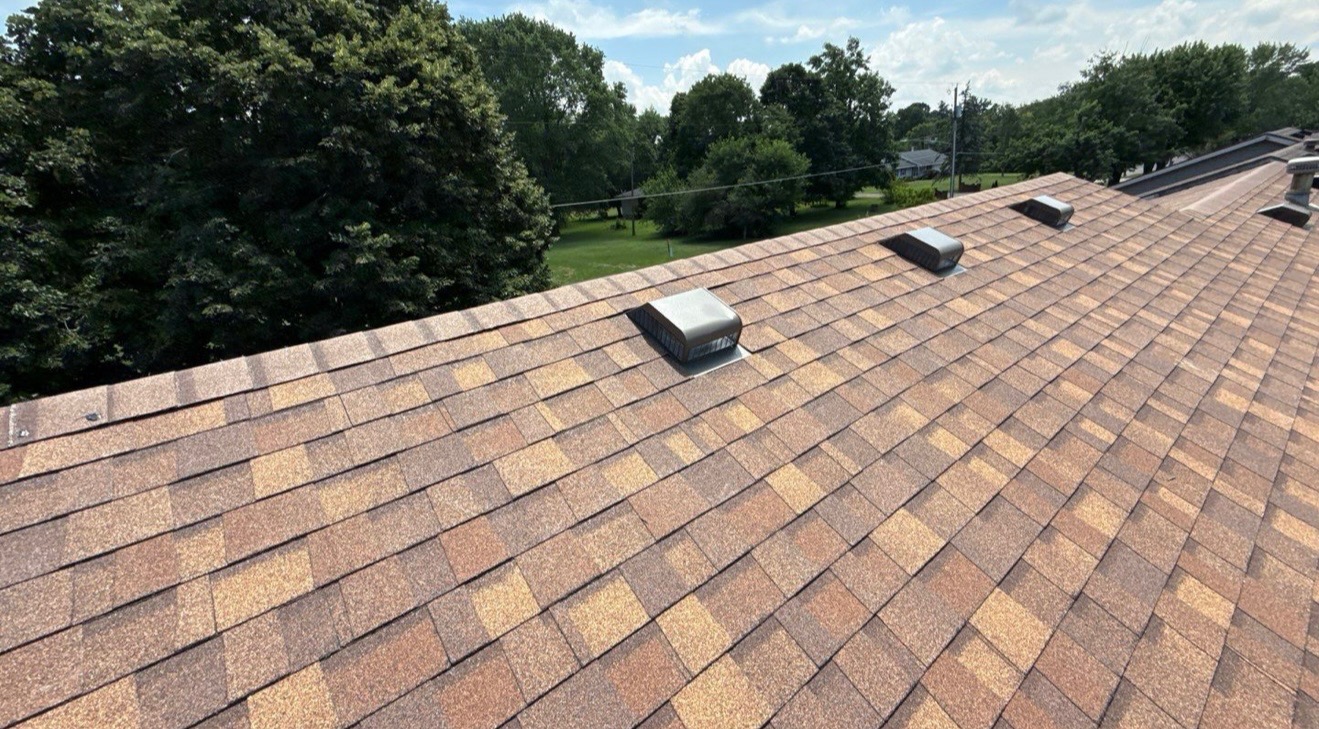 Completed roof installation by New Roof in Lebanon, Ohio