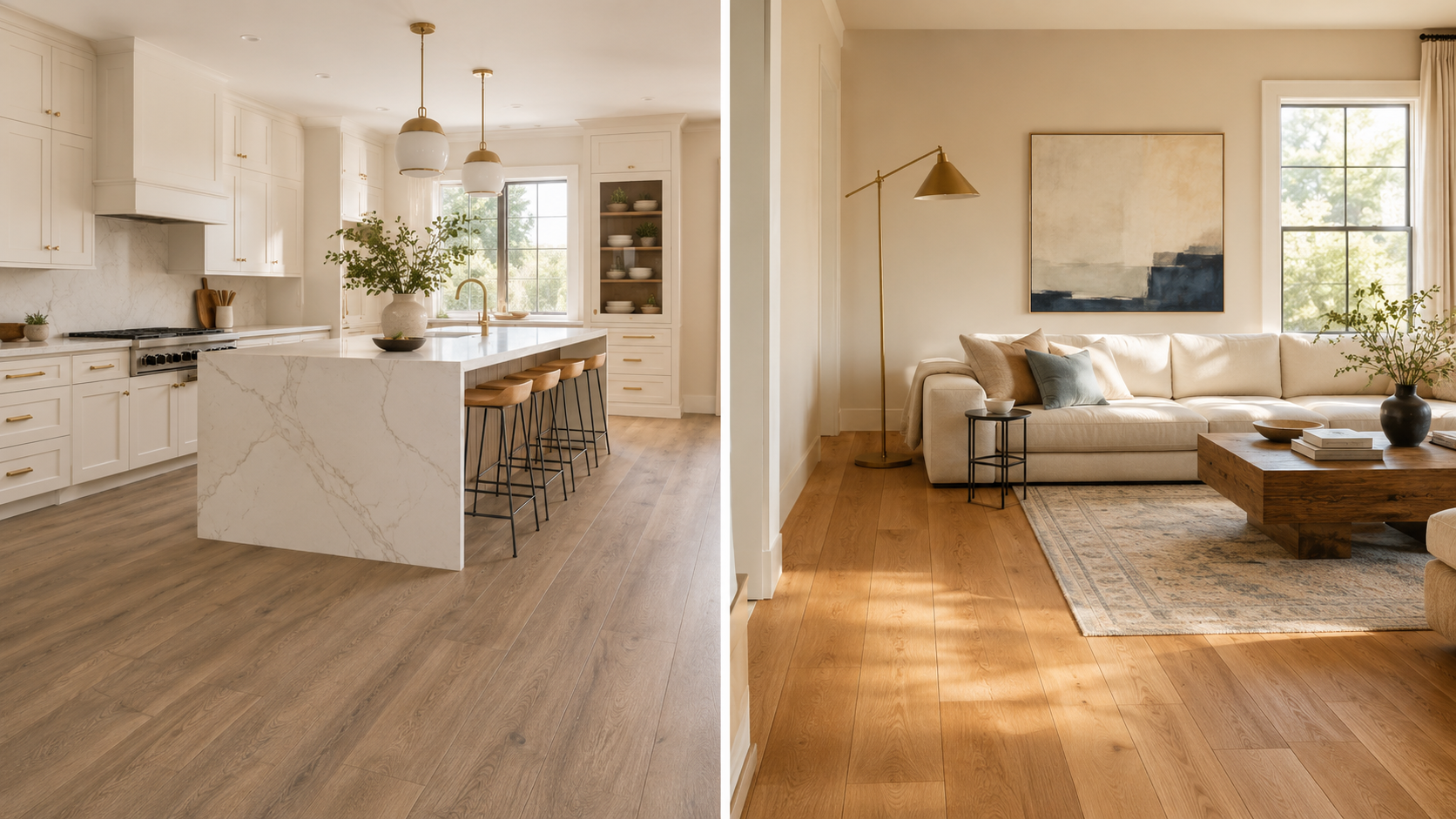 LVP vs. Hardwood in Lebanon, Ohio: Which Holds Up Better?