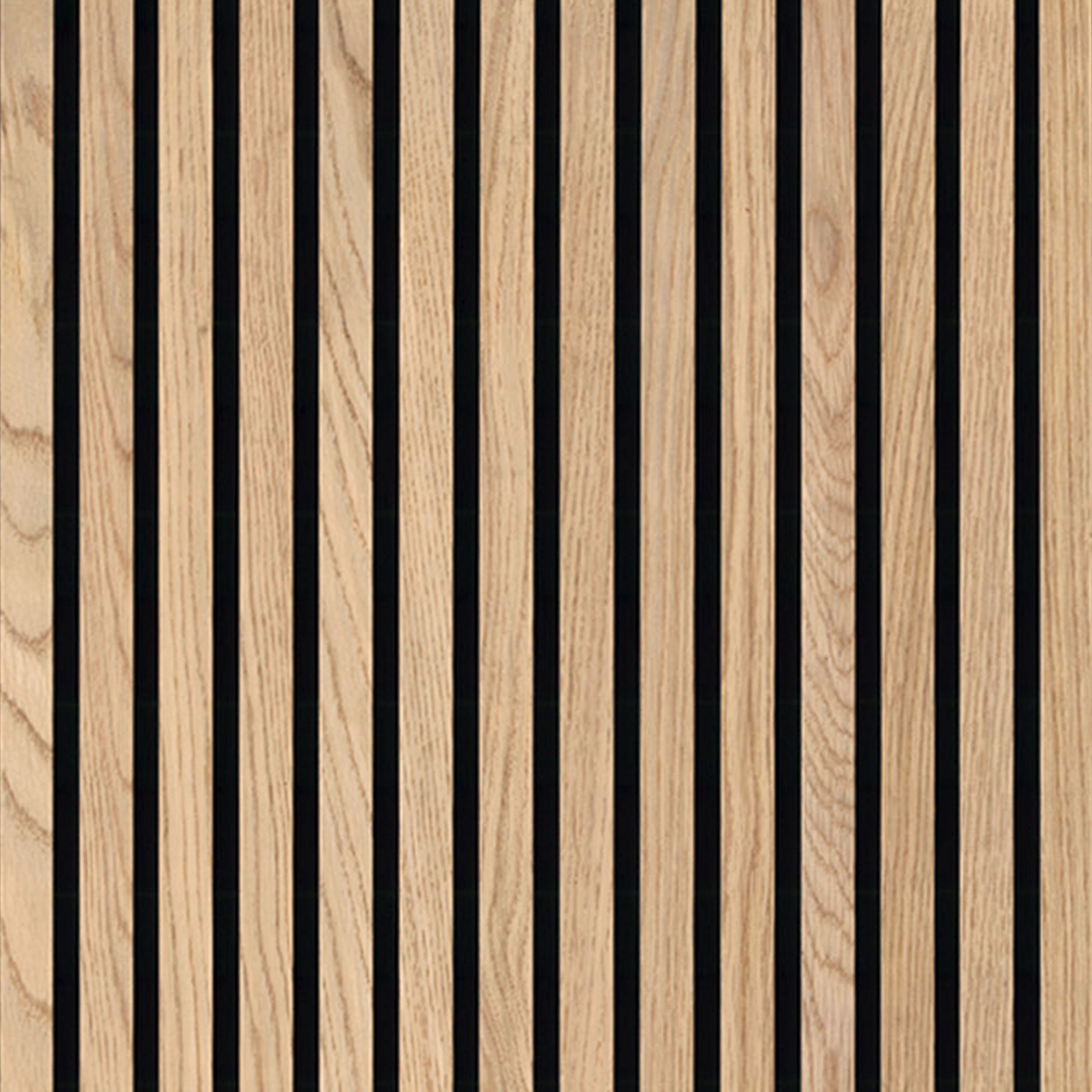 Natural Acoustic Wood Slat Panels