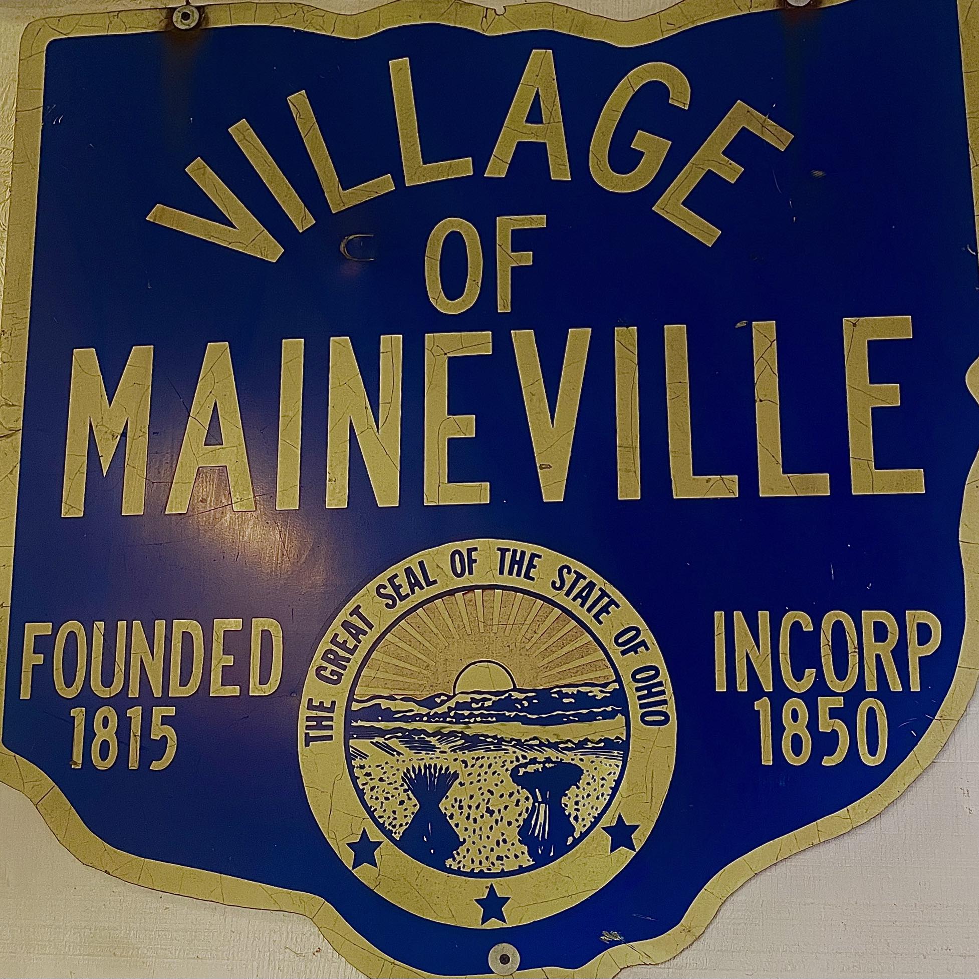 Village of Maineville sign