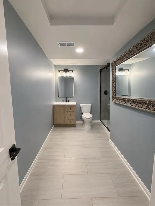 Basement Bedroom with Egress Window