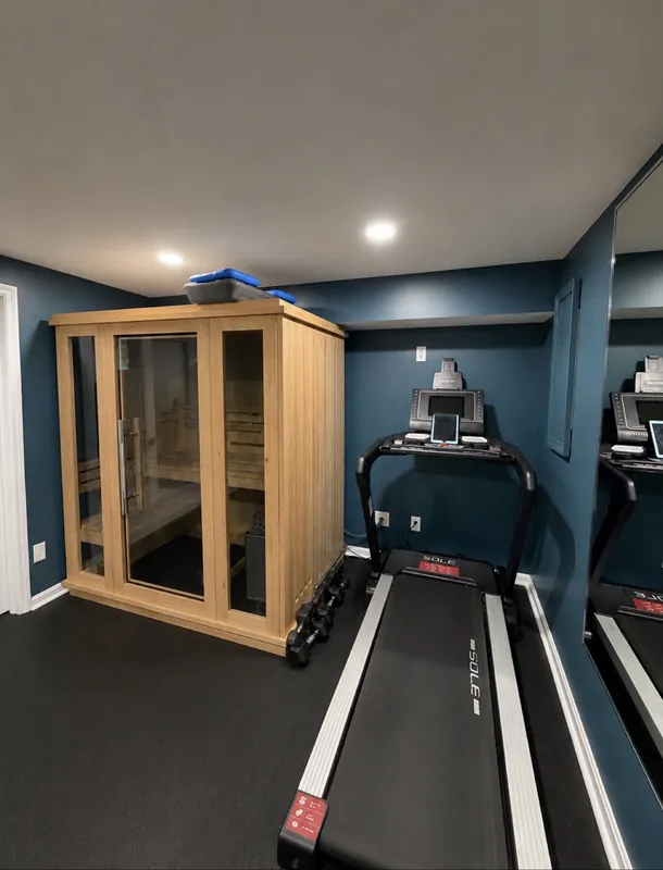 Basement Bedroom in Sage