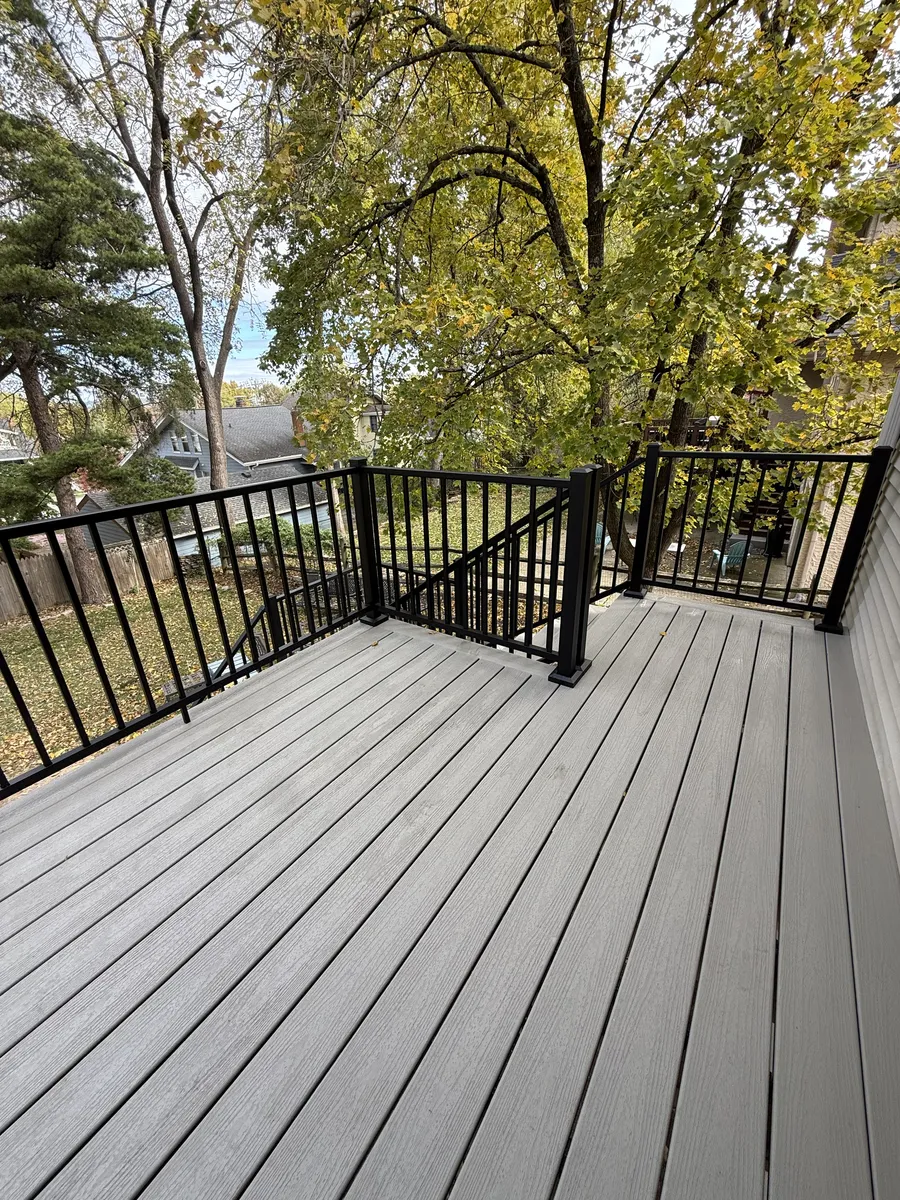 Black Metal Exterior Staircase