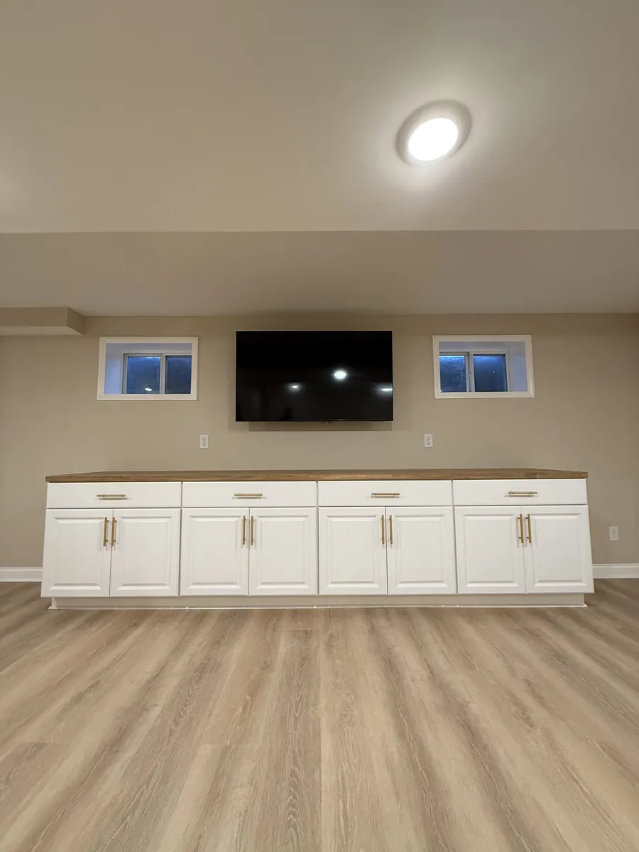 Hallway with Built-In Storage